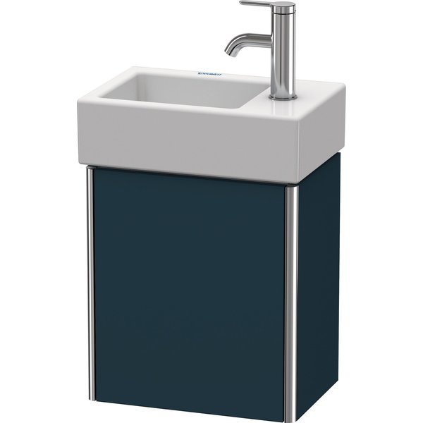 Xsquare Wall-Mounted Vanity Unit Night Blue Satin Matt, Duravit, Mfr#: XS4099L9898